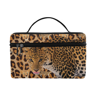 Leopard Cosmetic Bag/Large - TeeAmazing