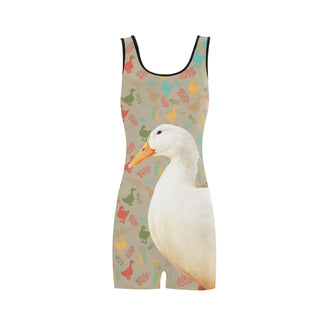 Duck Classic One Piece Swimwear - TeeAmazing