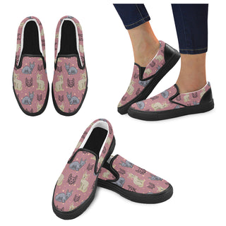 Minskin Black Women's Slip-on Canvas Shoes - TeeAmazing