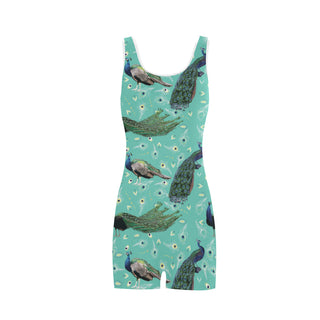 Peacock Classic One Piece Swimwear - TeeAmazing