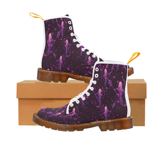 Sailor Saturn White Boots For Women - TeeAmazing