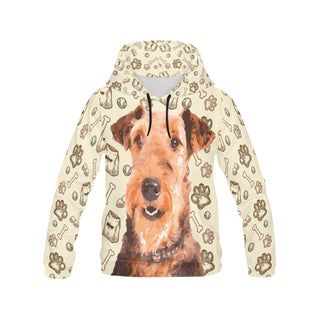 Airedale Terrier All Over Print Hoodie for Women - TeeAmazing