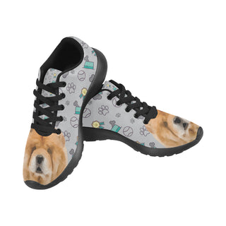 Chow Chow Dog Black Sneakers Size 13-15 for Men - TeeAmazing