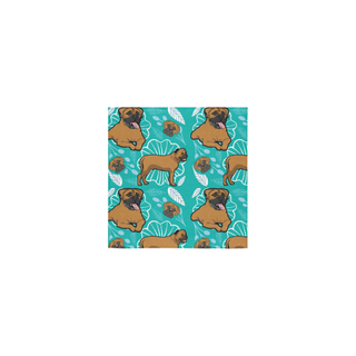Bullmastiff Flower Square Towel 13“x13” - TeeAmazing