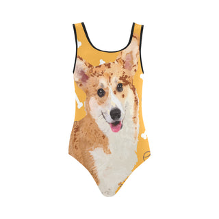 Corgi Vest One Piece Swimsuit - TeeAmazing