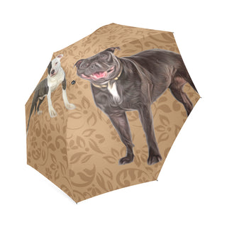 Staffordshire Bull Terrier Lover Foldable Umbrella - TeeAmazing