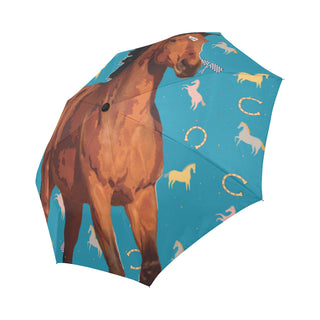 Horse Auto-Foldable Umbrella - TeeAmazing