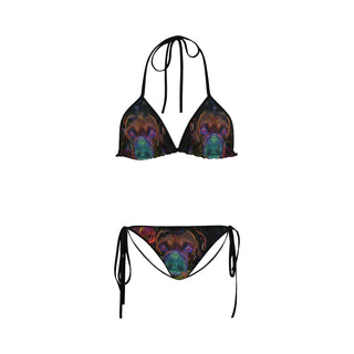 Boxer Glow Design 2 Custom Bikini Swimsuit - TeeAmazing