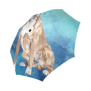 Boxer Water Colour Auto-Foldable Umbrella - TeeAmazing