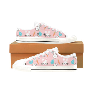 Rabbit White Men's Classic Canvas Shoes/Large Size - TeeAmazing