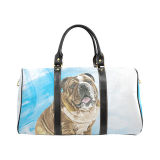 English Bulldog Water Colour No.1 New Waterproof Travel Bag/Small - TeeAmazing