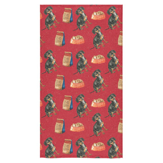 Dachshund Water Colour Pattern No.2 Bath Towel 30"x56" - TeeAmazing