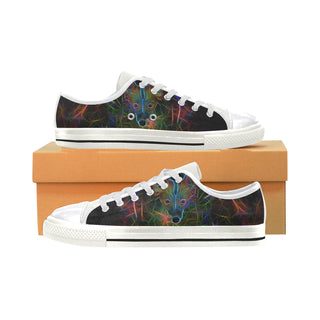 Corgi Glow Design 3 White Women's Classic Canvas Shoes - TeeAmazing