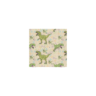 T-Rex Pattern Square Towel 13x13 - TeeAmazing