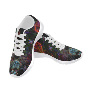 Newfoundland Glow Design 2 White Sneakers for Women - TeeAmazing