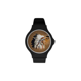 Native American Unisex Round Plastic Watch - TeeAmazing