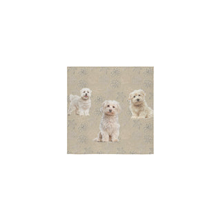 Maltese Lover Square Towel 13x13 - TeeAmazing