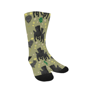 Affenpinschers Flower Trouser Socks - TeeAmazing