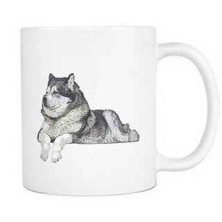 Alaskan Malamute Dog Mugs & Coffee Cups - Alaskan Malamute Coffee Mugs - TeeAmazing