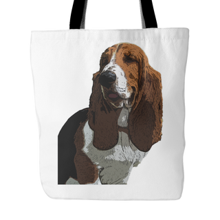 Basset Hound Dog Tote Bags - Basset Hound Bags - TeeAmazing
