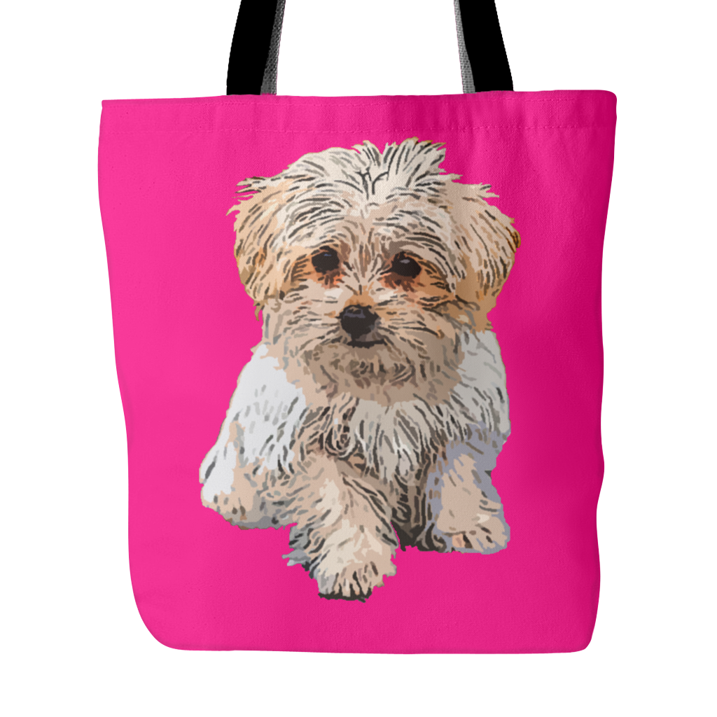 Maltese Dog Tote Bags - Maltese Bags - TeeAmazing