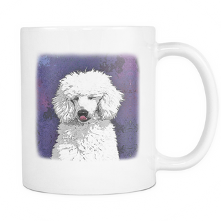 Painting Poodle Dog Mugs & Coffee Cups - Poodle Coffee Mugs - TeeAmazing