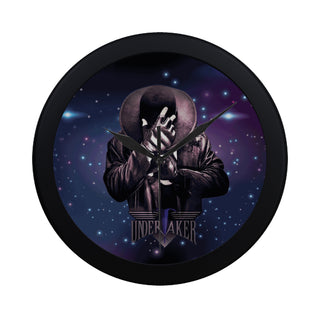 Undertaker Black Circular Plastic Wall clock - TeeAmazing