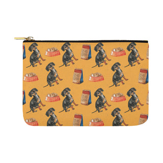 Dachshund Water Colour Pattern No.1 Carry-All Pouch 12.5x8.5 - TeeAmazing