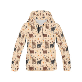 Goat All Over Print Hoodie for Women - TeeAmazing