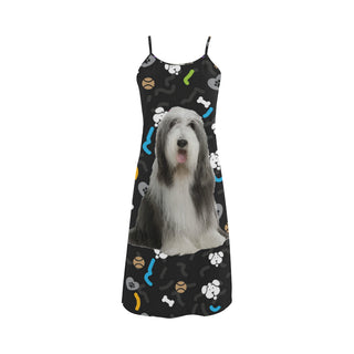 Bearded Collie Dog Alcestis Slip Dress - TeeAmazing