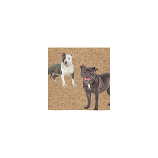 Staffordshire Bull Terrier Lover Square Towel 13x13 - TeeAmazing