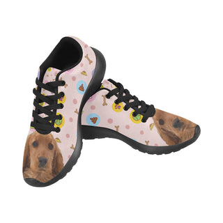English Cocker Spaniel Black Sneakers Size 13-15 for Men - TeeAmazing