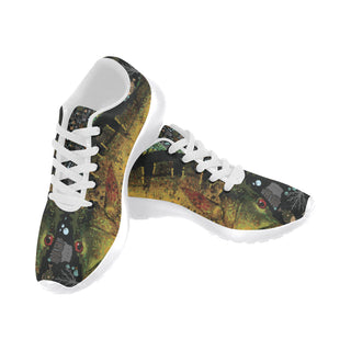 Fish White Sneakers Size 13-15 for Men - TeeAmazing