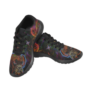 Boxer Glow Design 3 Black Sneakers Size 13-15 for Men - TeeAmazing