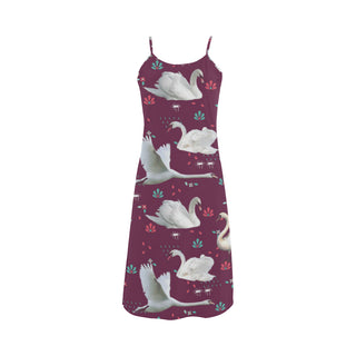 Swan Alcestis Slip Dress - TeeAmazing