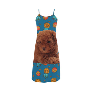 Baby Poodle Dog Alcestis Slip Dress - TeeAmazing