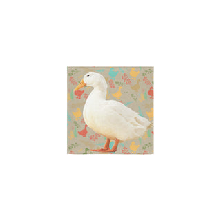 Duck Square Towel 13x13 - TeeAmazing