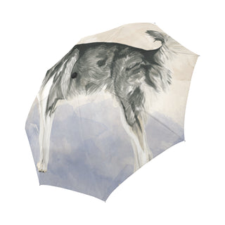Alaskan Malamute Water Colour Auto-Foldable Umbrella - TeeAmazing