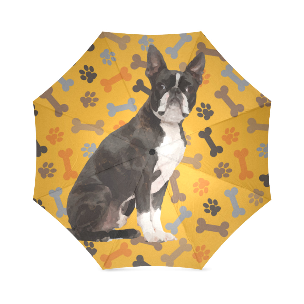 Boston Terrier Foldable Umbrella - TeeAmazing