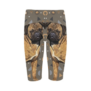 Bullmastiff Dog Hestia Cropped Leggings (Model L03) - TeeAmazing