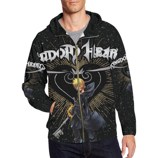 Kingdom Hearts Lover All Over Print Full Zip Hoodie for Men - TeeAmazing