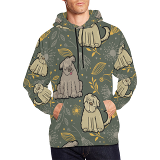 Briard Flower All Over Print Hoodie for Men (USA Size) (Model H13) - TeeAmazing