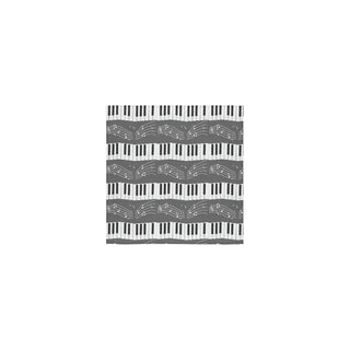 Piano Pattern Square Towel 13x13 - TeeAmazing