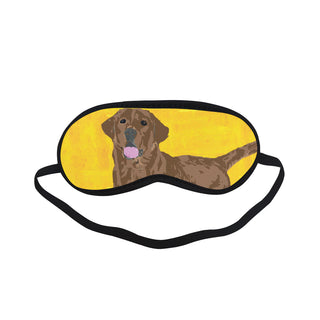 Chocolate Labrador Sleeping Mask - TeeAmazing