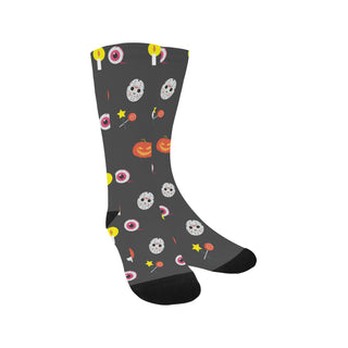 Halloween Pattern Trouser Socks - TeeAmazing