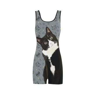 Tuxedo Cat Classic One Piece Swimwear - TeeAmazing