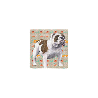 English Bulldog Square Towel 13x13 - TeeAmazing