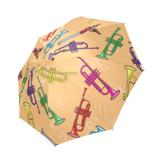 Marching Band Pattern Foldable Umbrella - TeeAmazing