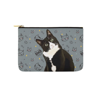 Tuxedo Cat Carry-All Pouch 9.5x6 - TeeAmazing