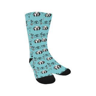 Dalmatian Pattern Trouser Socks - TeeAmazing